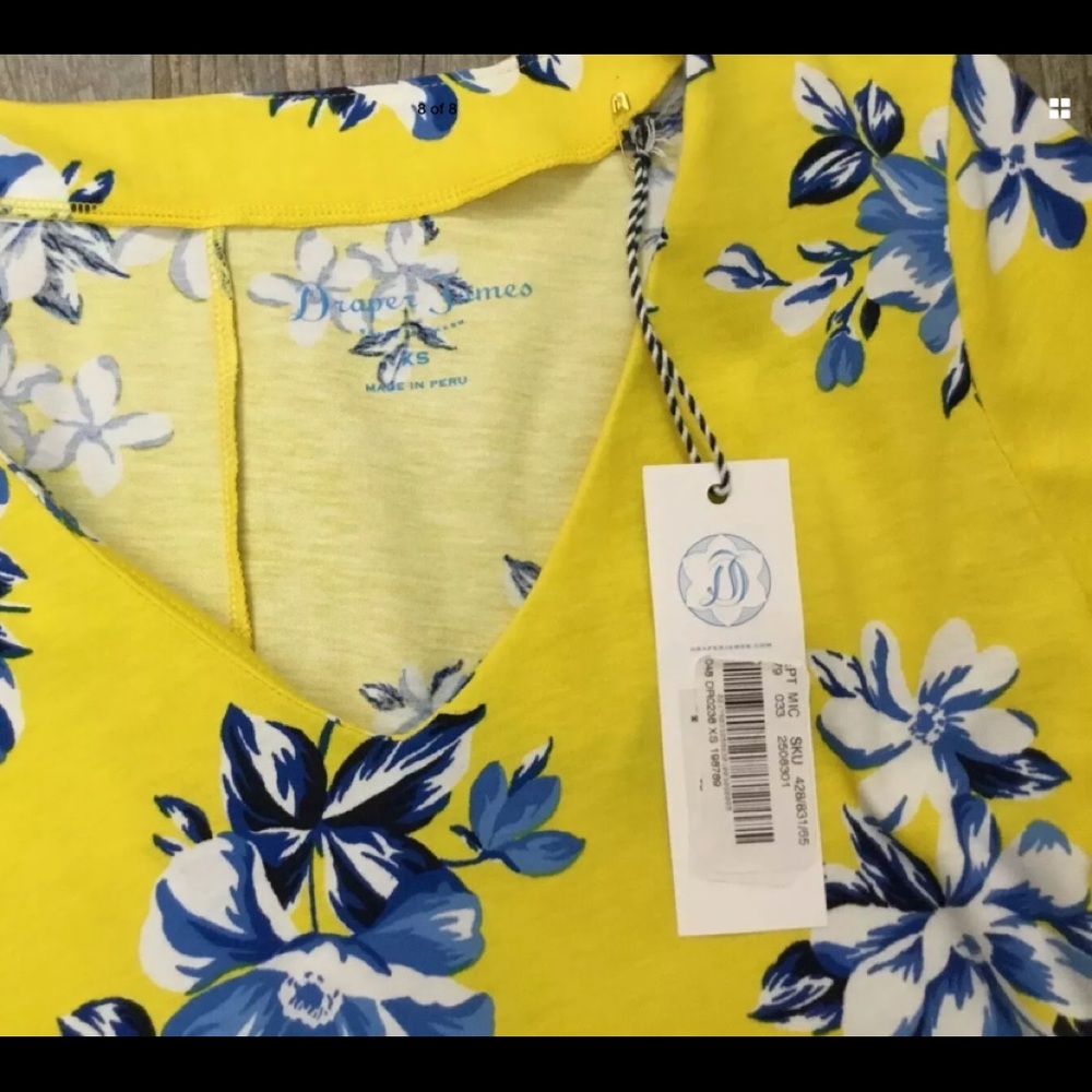 DRAPER JAMES Summerall Floral Hillsboro Knit Dress - Picture 8 of 8